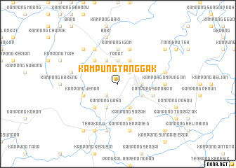 map of Kampung Tanggak