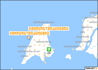 map of Kampung Tanjung Aru