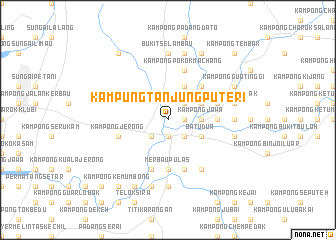 map of Kampung Tanjung Puteri