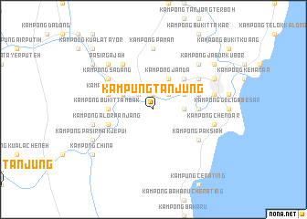map of Kampung Tanjung