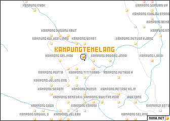 map of Kampung Temelang