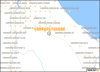 map of Kampung Tok Dor