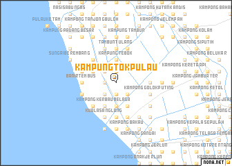 map of Kampung Tok Pulau