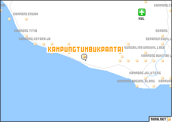 map of Kampung Tumbuk Pantai