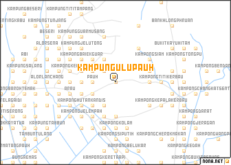 map of Kampung Ulu Pauh