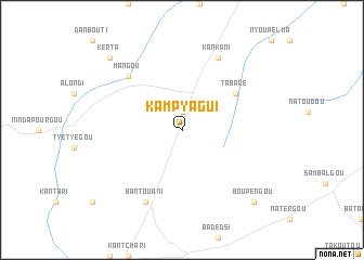 map of Kampyagui