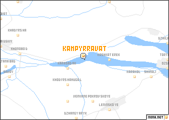 map of Kampyr-Ravat