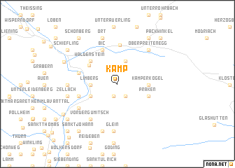map of Kamp