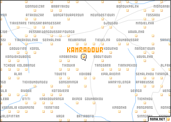 map of Kamradour