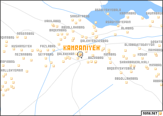 map of Kāmrānīyeh