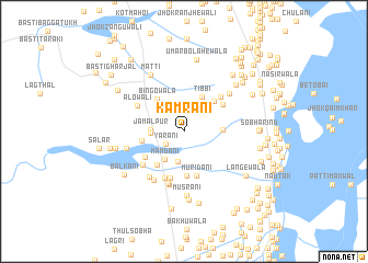 map of Kamrāni
