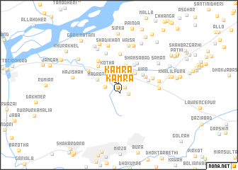 map of Kāmra