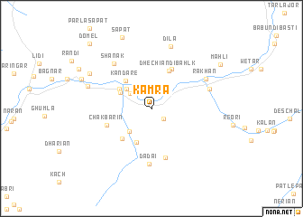 map of Kamra
