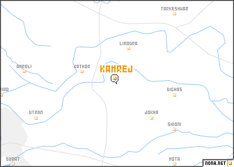 map of Kāmrej