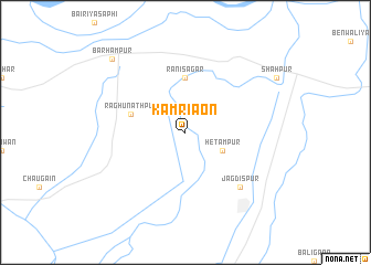 map of Kamriāon