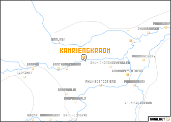 map of Kâmriĕng Kraôm