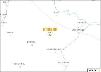 map of Kamsak