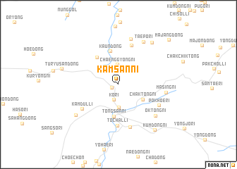 map of Kamsan-ni