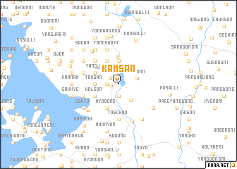 map of Kamsan