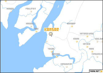 map of Kamsar