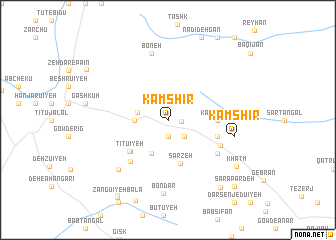 map of Kamshīr