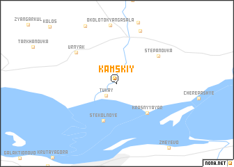 map of Kamskiy