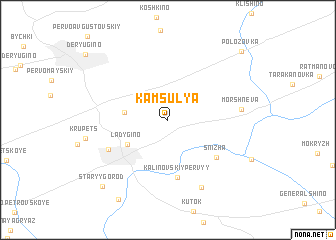 map of Kamsulya