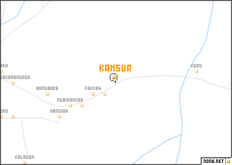 map of Kamsur