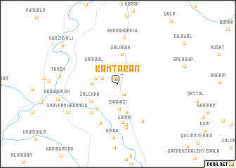 map of Kamtarān