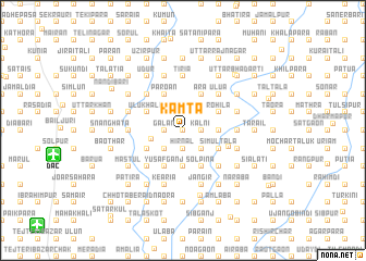 map of Kāmta