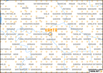 map of Kāmta