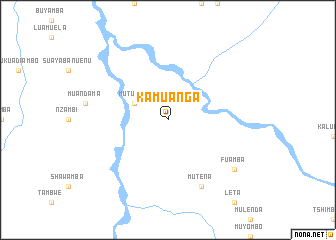 map of Kamuanga