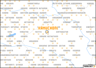 map of Kamuchoni