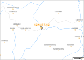 map of Kamuesha