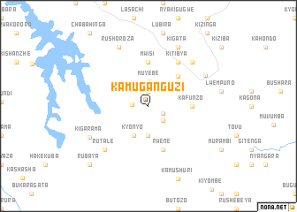 map of Kamuganguzi