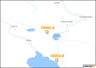 map of Kamula