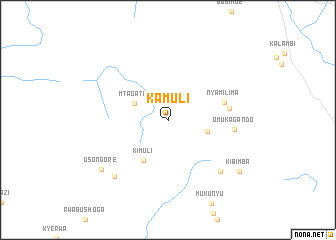 map of Kamuli