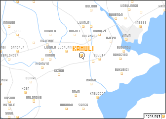 map of Kamuli