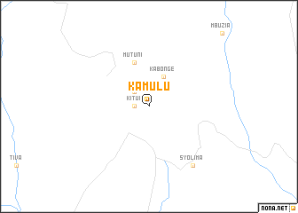 map of Kamulu