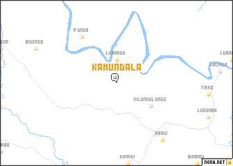 map of Kamundala