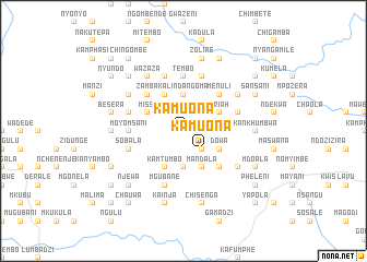 map of Kamuona