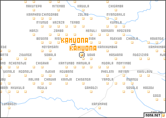 map of Kamuona