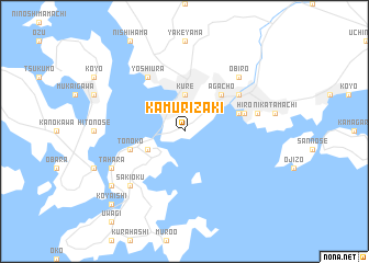 map of Kamurizaki