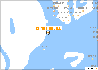 map of Kamuti Malilo