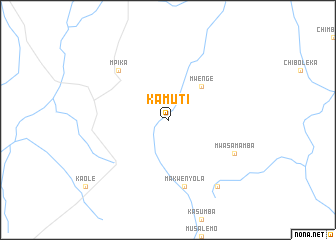 map of Kamuti