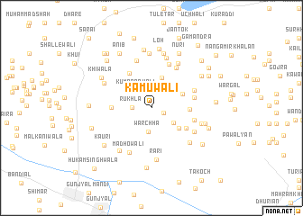 map of Kamuwāli