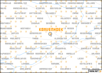 map of Kamvenhoek