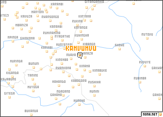 map of Kamvumvu