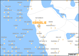 map of Kamwalie