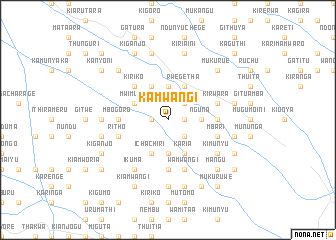 map of Kamwangi